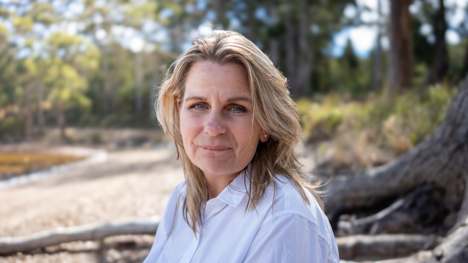 Annica Larsdotter outdoors — grounded care for sciatica